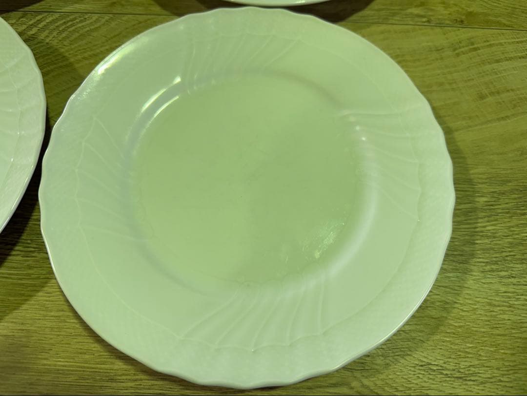 k549 ジノリ　日用品　食器　平皿　ホワイト食器ベッキオホワイト 22センチ