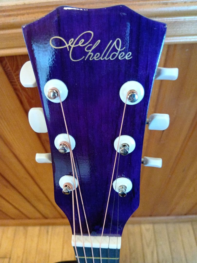 Chelldee アコースティックギター パープル