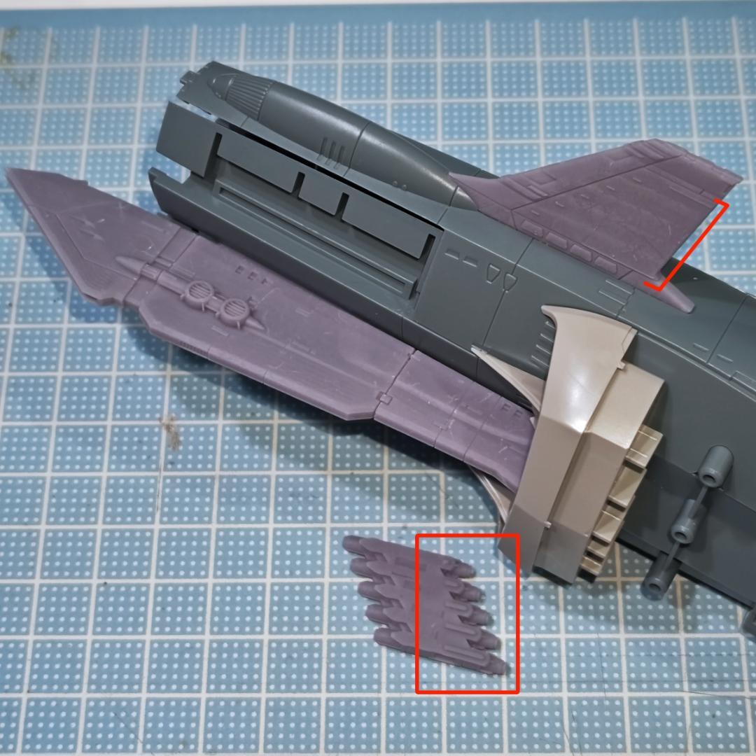 Yang　4連装強化型砲塔×15　1/1000Aパーツ