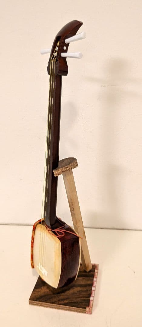伝統工芸 ミニチュア 三味線 琴 和楽器 弦楽器 置物 オブジェ 昭和 レトロ