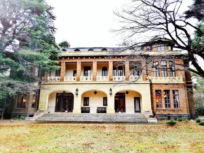 昭和レトロ洋館「旧前田家本邸」　着色模型