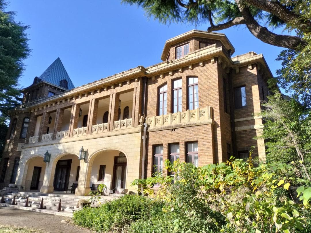 昭和レトロ洋館「旧前田家本邸」　着色模型