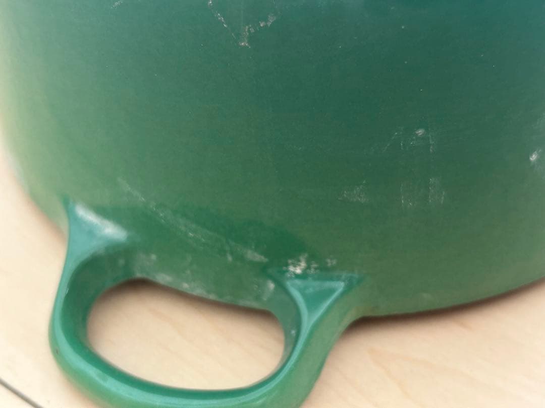 LE CREUSET　ココット ロンド レーシンググリーン22cm