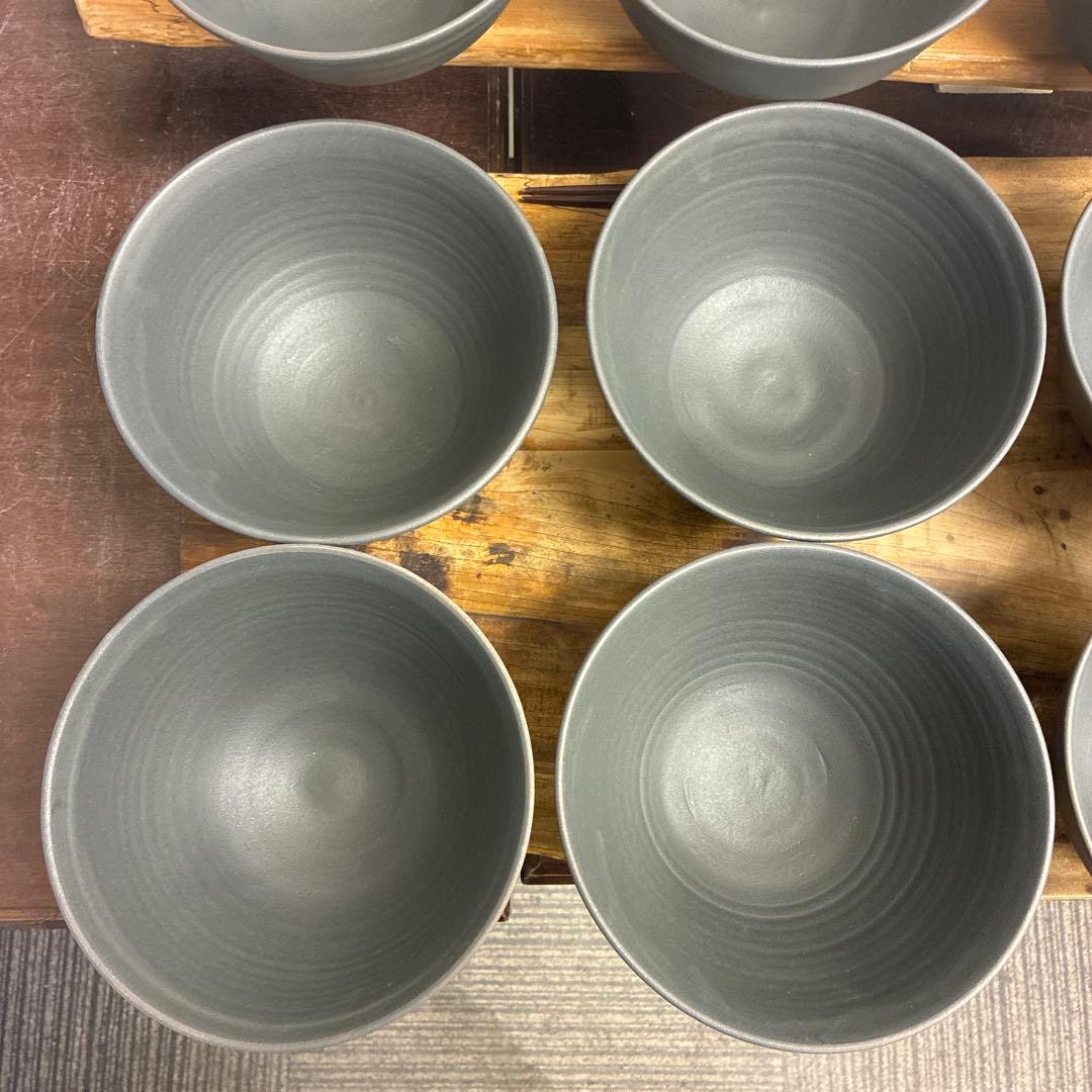 新品　陶器　陶芸作家　うどん鉢12個 720