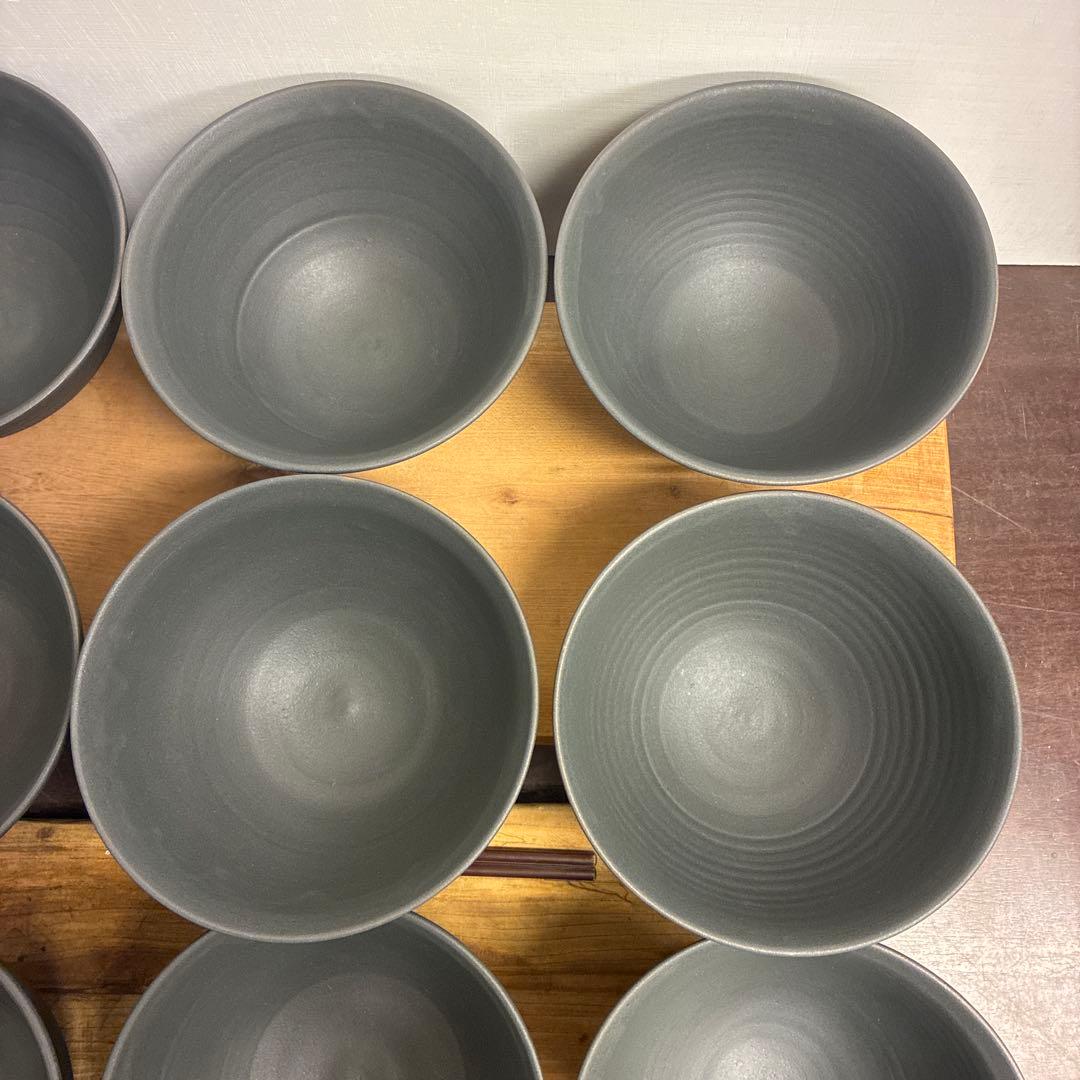新品　陶器　陶芸作家　うどん鉢12個 720