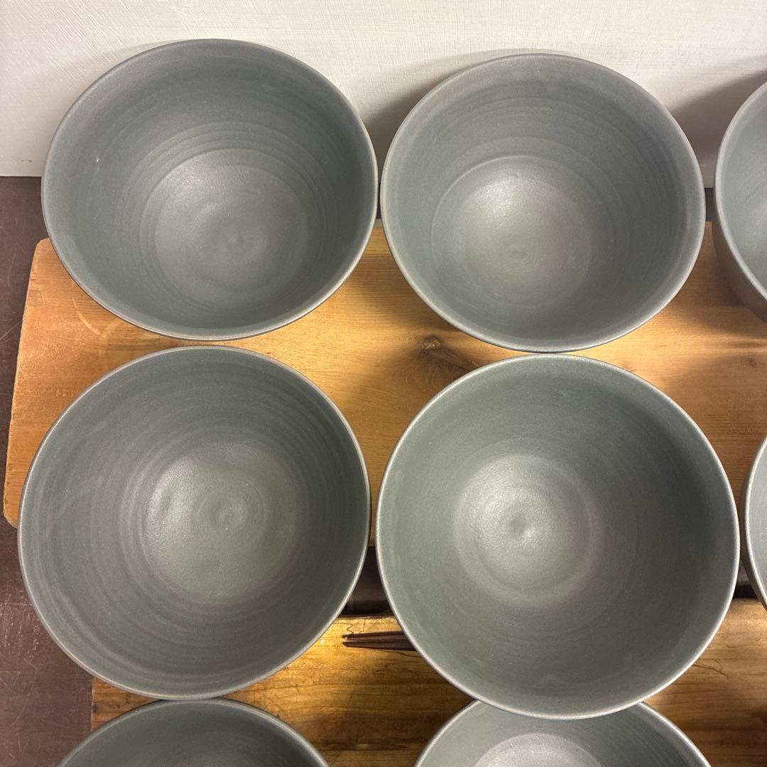 新品　陶器　陶芸作家　うどん鉢12個 720