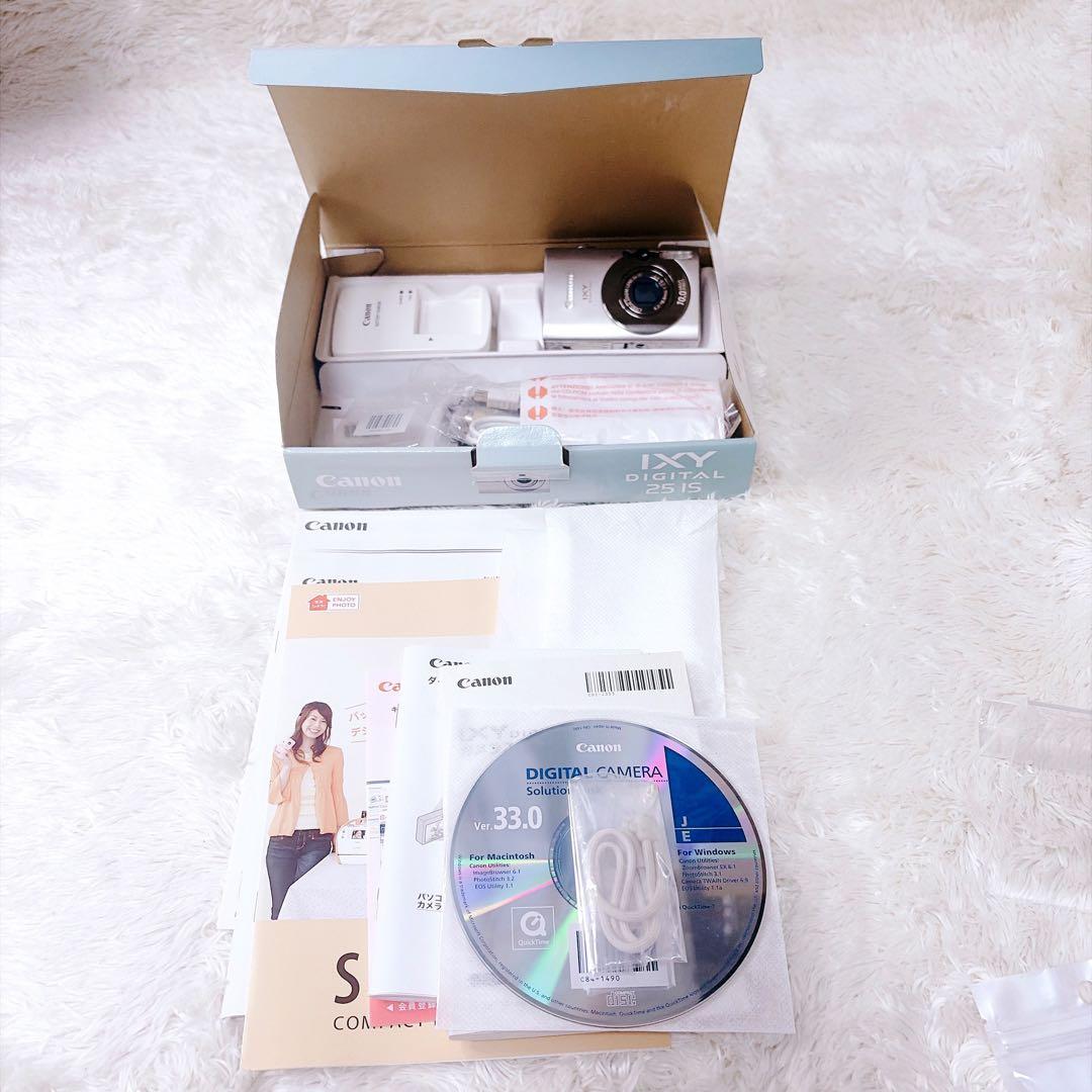 【極美品・箱付き】Canon キャノン IXY DIGITAL 25ISデジカメ