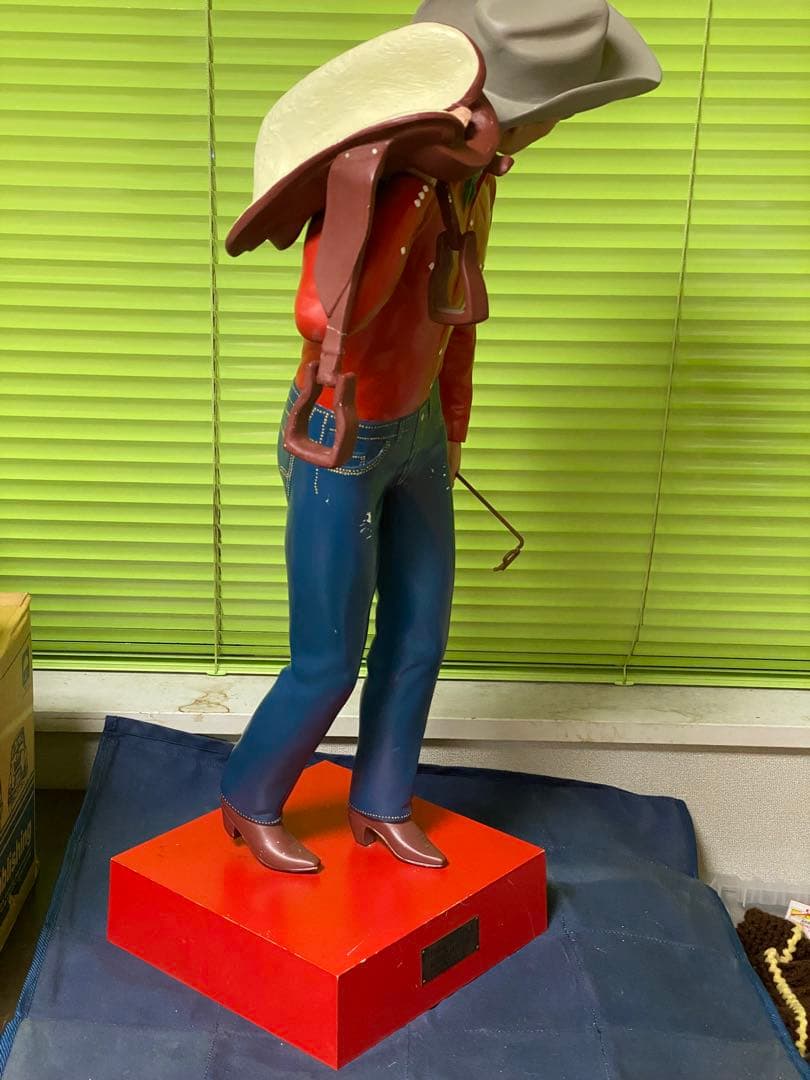 【ビンテージ品】ジーンズSHOP展示ウエアハウス人形☆限定シリアル037