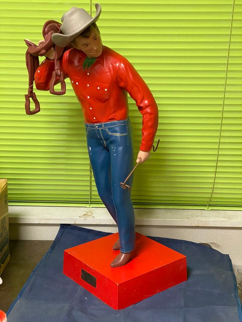 【ビンテージ品】ジーンズSHOP展示ウエアハウス人形☆限定シリアル037