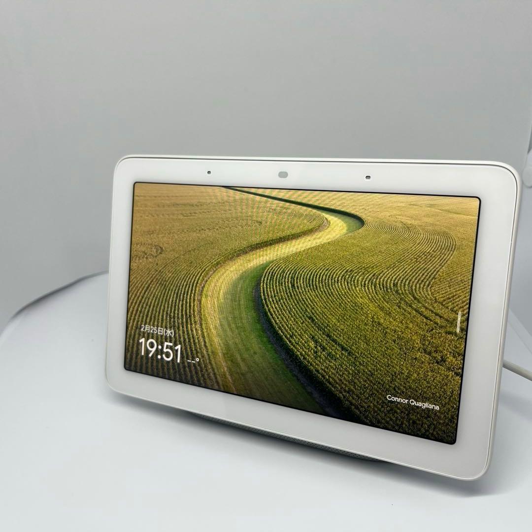 Google Nest Hub ホワイト 本体と電源アダプター