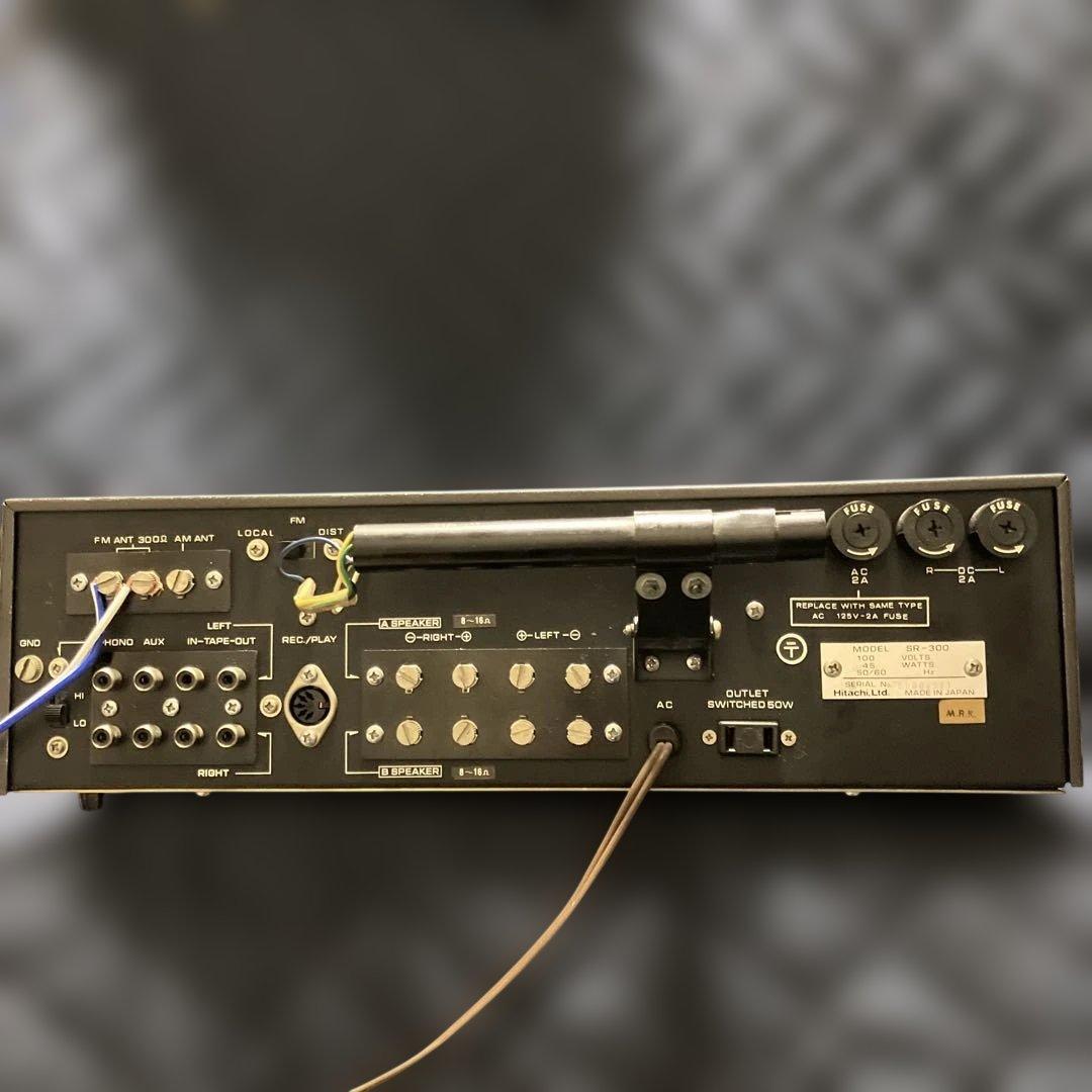【弥生特価】《完動品》『超貴重』日立ステレオ AM/FMレシーバーSR-300