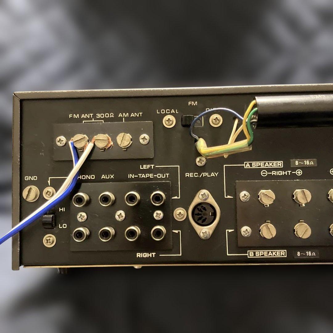 【弥生特価】《完動品》『超貴重』日立ステレオ AM/FMレシーバーSR-300