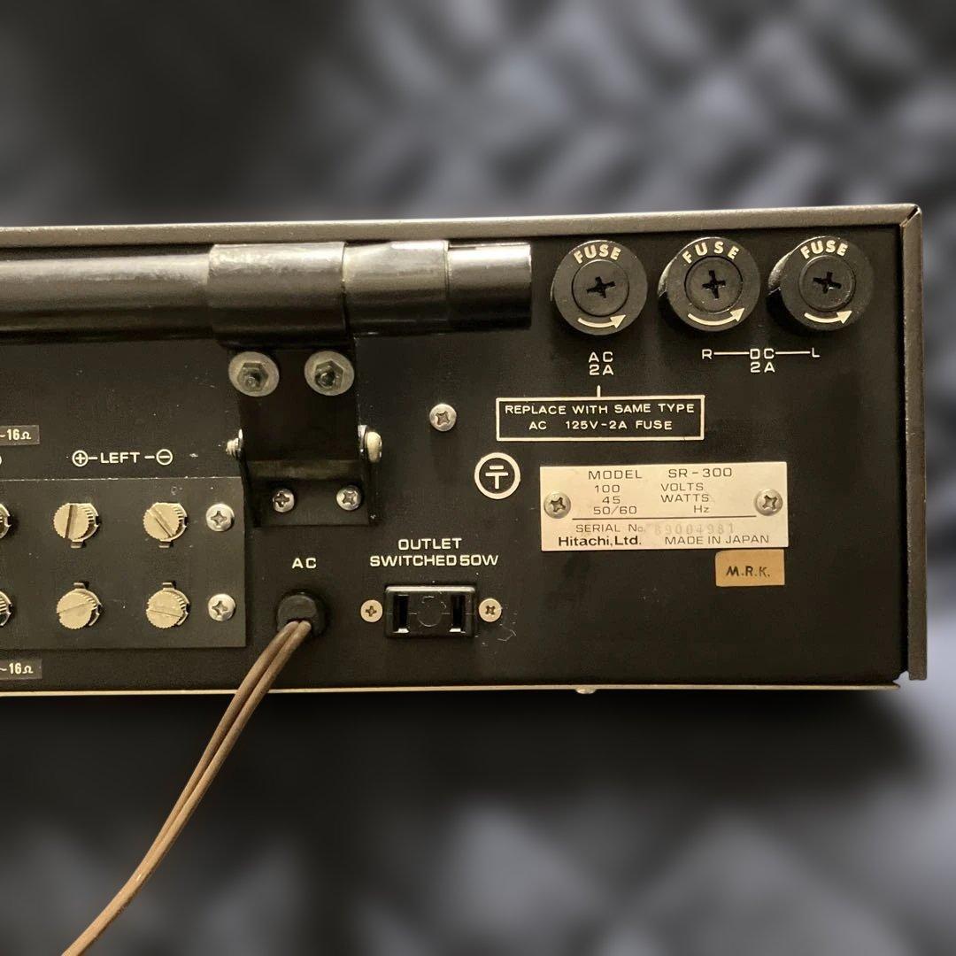 【弥生特価】《完動品》『超貴重』日立ステレオ AM/FMレシーバーSR-300