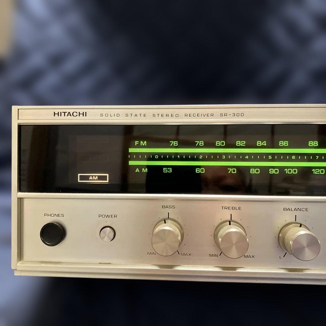 【弥生特価】《完動品》『超貴重』日立ステレオ AM/FMレシーバーSR-300