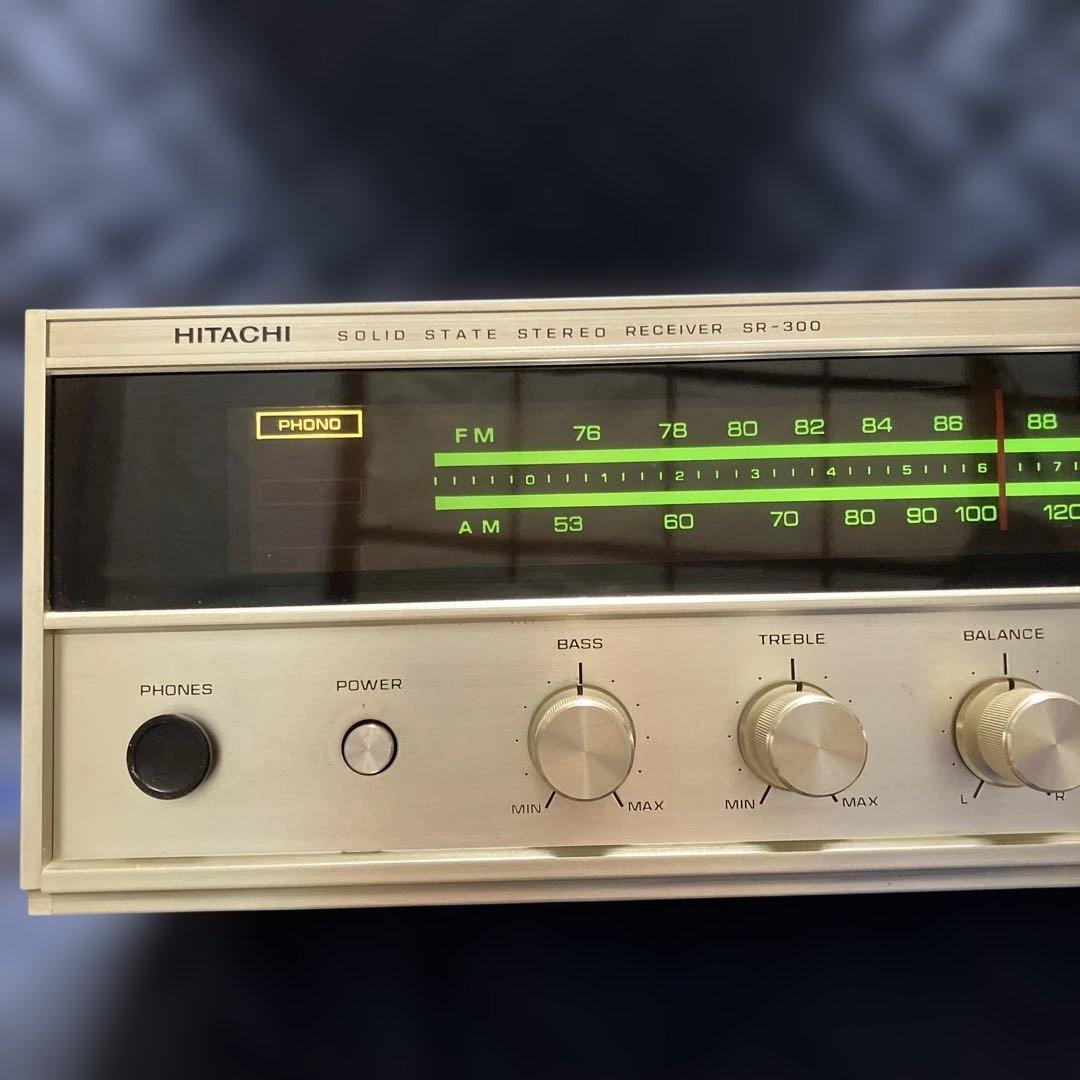 【弥生特価】《完動品》『超貴重』日立ステレオ AM/FMレシーバーSR-300