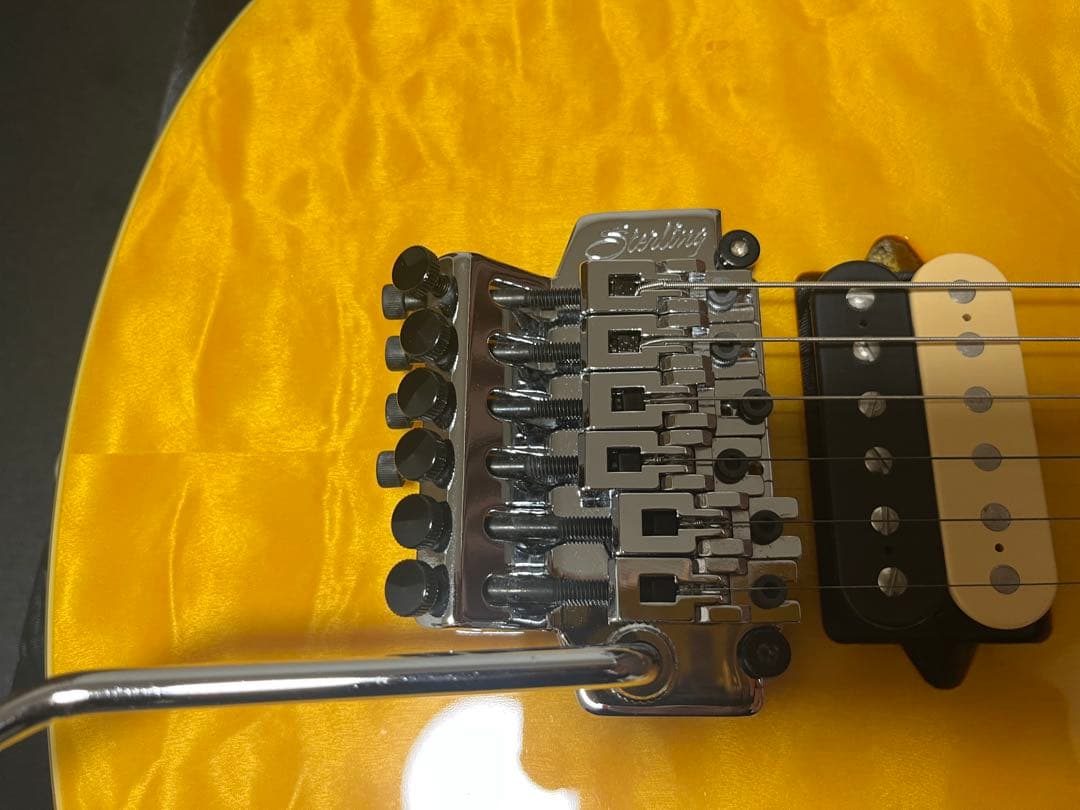 ギター Sterling by Music Man AX40 Trans Gold