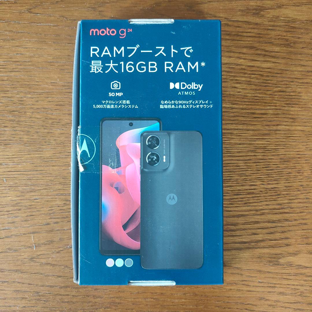 モトローラ SIMフリー moto g24 アイスグリーン 128GB