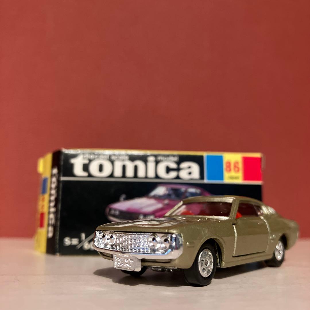 黒箱トミカ 86 トヨタ　セリカlb 2000gt ゴールド ミニカー