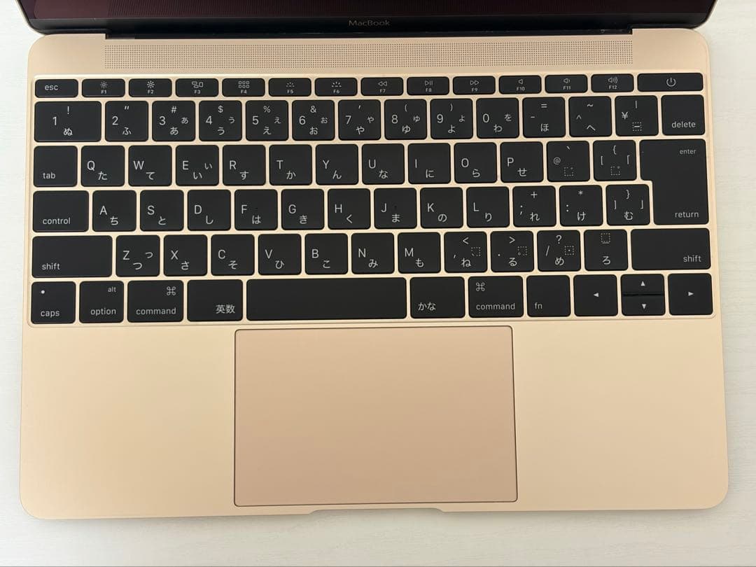 MacBook ゴールド 12インチ 2016（動作品ジャンク）