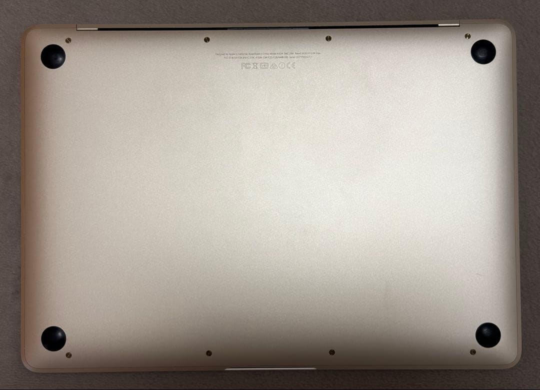 MacBook ゴールド 12インチ 2016（動作品ジャンク）