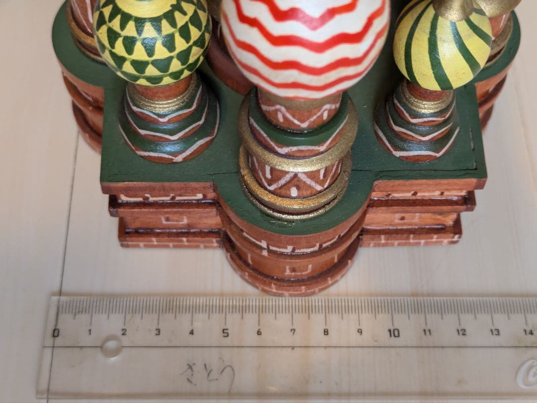 s*a様 ロシア雑貨　聖ワシリイ大聖堂　木製オーナメント　インテリア雑貨　置物