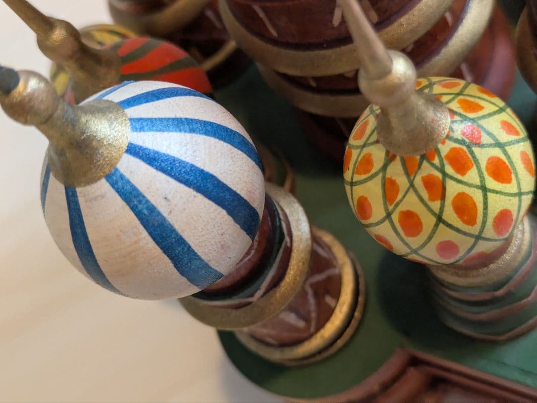 s*a様 ロシア雑貨　聖ワシリイ大聖堂　木製オーナメント　インテリア雑貨　置物