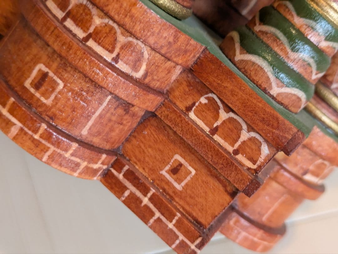 s*a様 ロシア雑貨　聖ワシリイ大聖堂　木製オーナメント　インテリア雑貨　置物