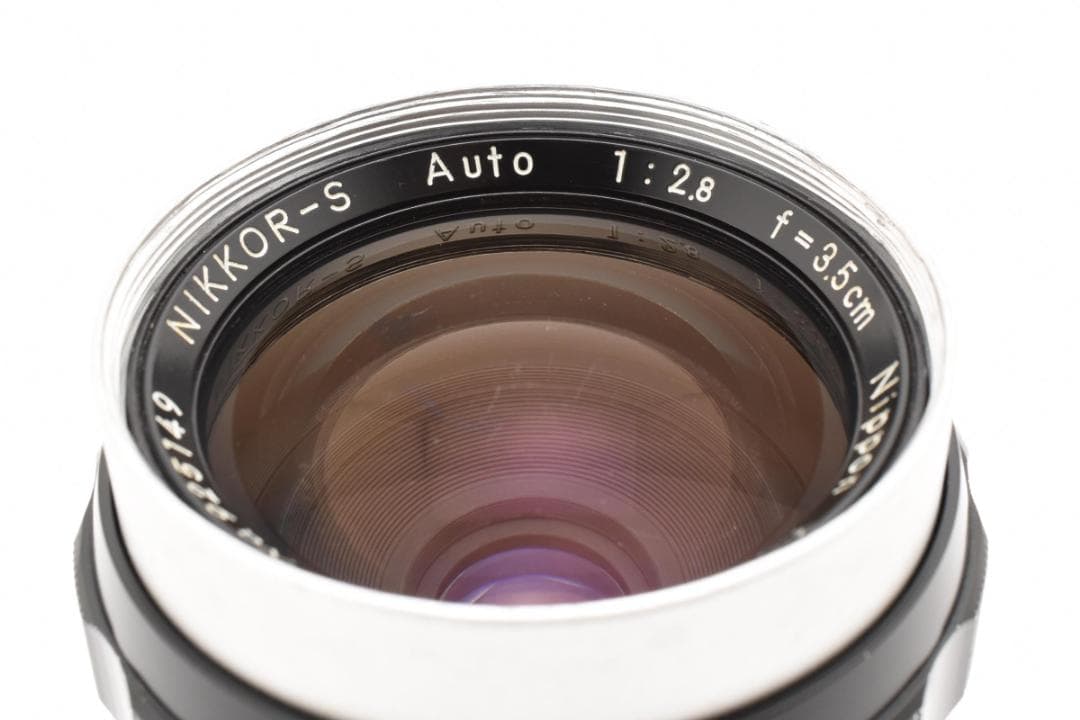 NIKKOR-S Auto3.5cm F2.8PAT.PEND. 刻印#1084