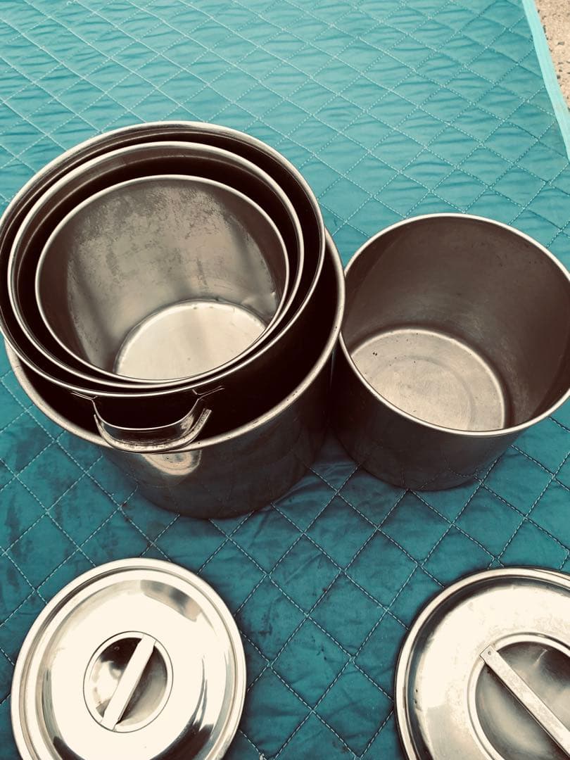 キッチンポット 寸胴 鍋 業務用 5個 セットまとめ 調理用