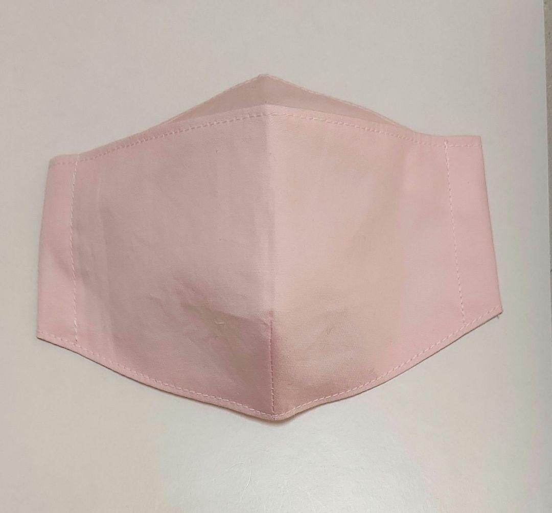 オーガニックコットン　接触冷感／子供用　マスク　キッズ　女の子　抗菌　ピンク