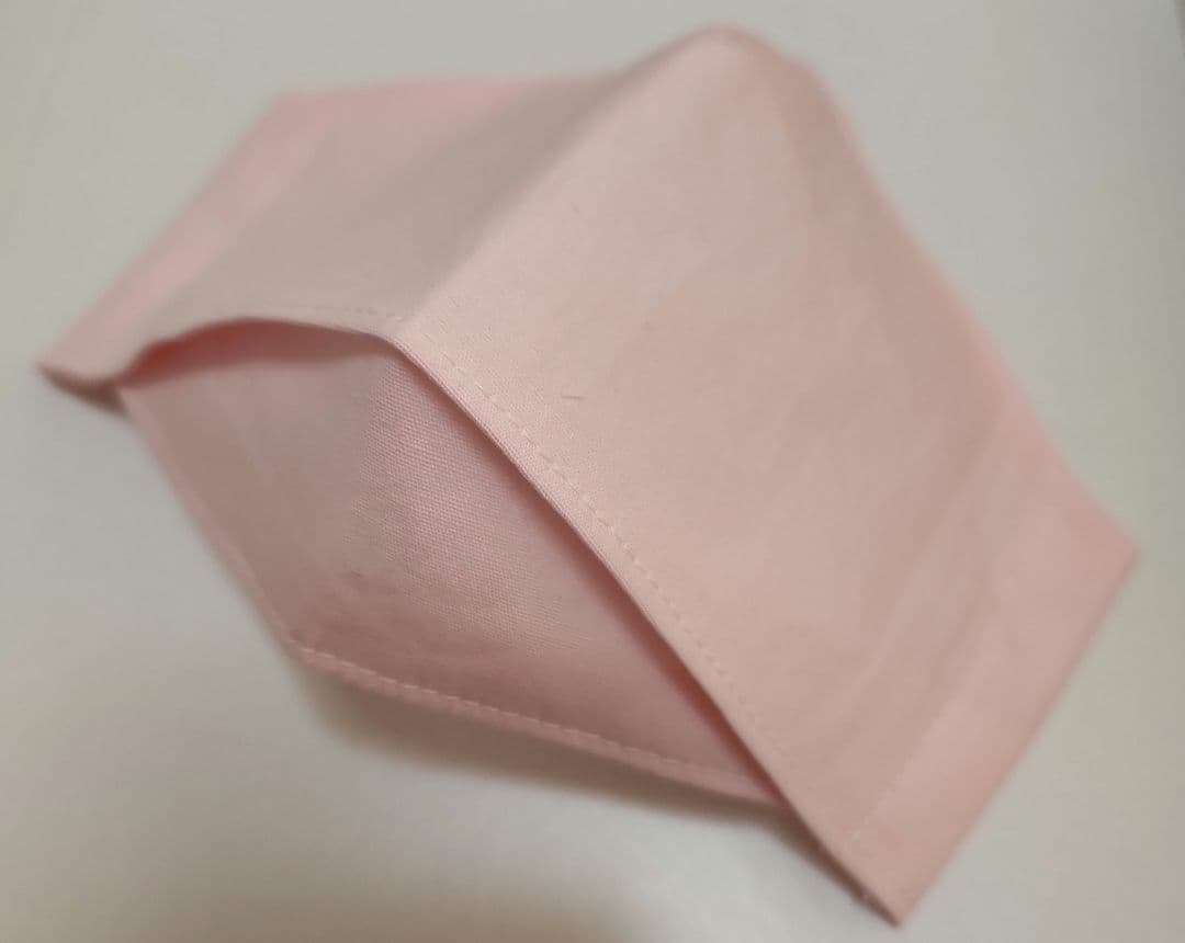 オーガニックコットン　接触冷感／子供用　マスク　キッズ　女の子　抗菌　ピンク