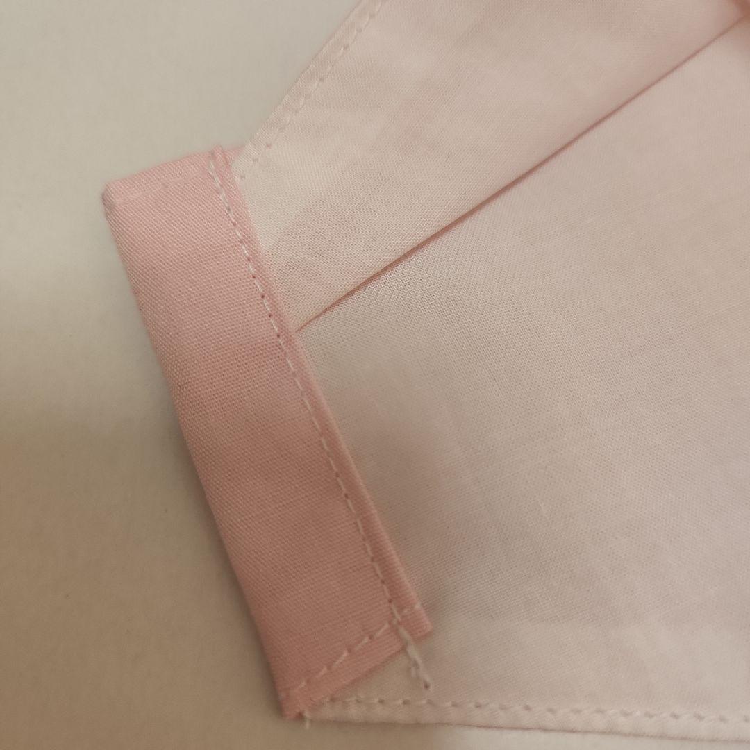 オーガニックコットン　接触冷感／子供用　マスク　キッズ　女の子　抗菌　ピンク