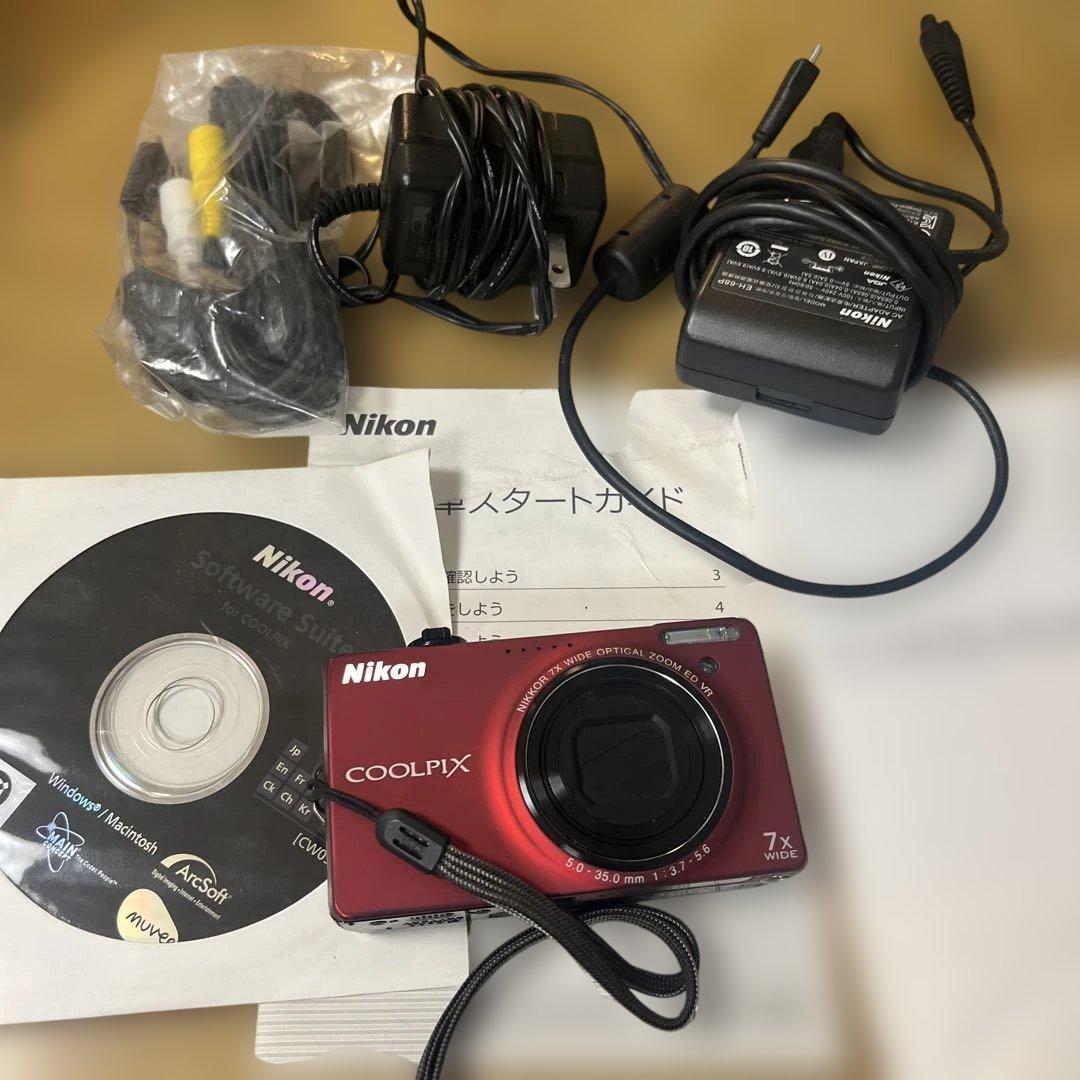 Nikon COOLPIX レッド Ｓ6000 中古
