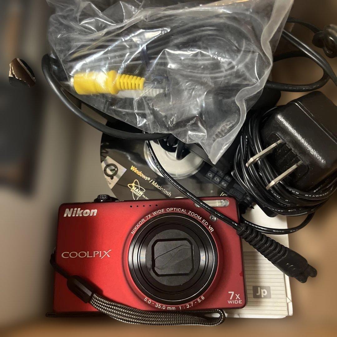 Nikon COOLPIX レッド Ｓ6000 中古