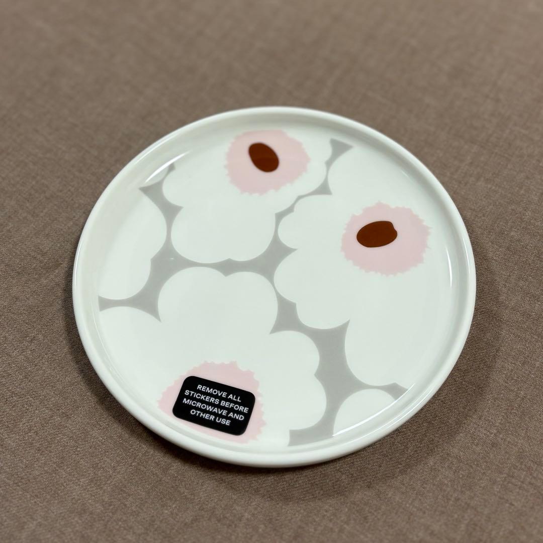 マリメッコ【marimekko】ウニッコ柄 プレート 13.5cm 2枚セット