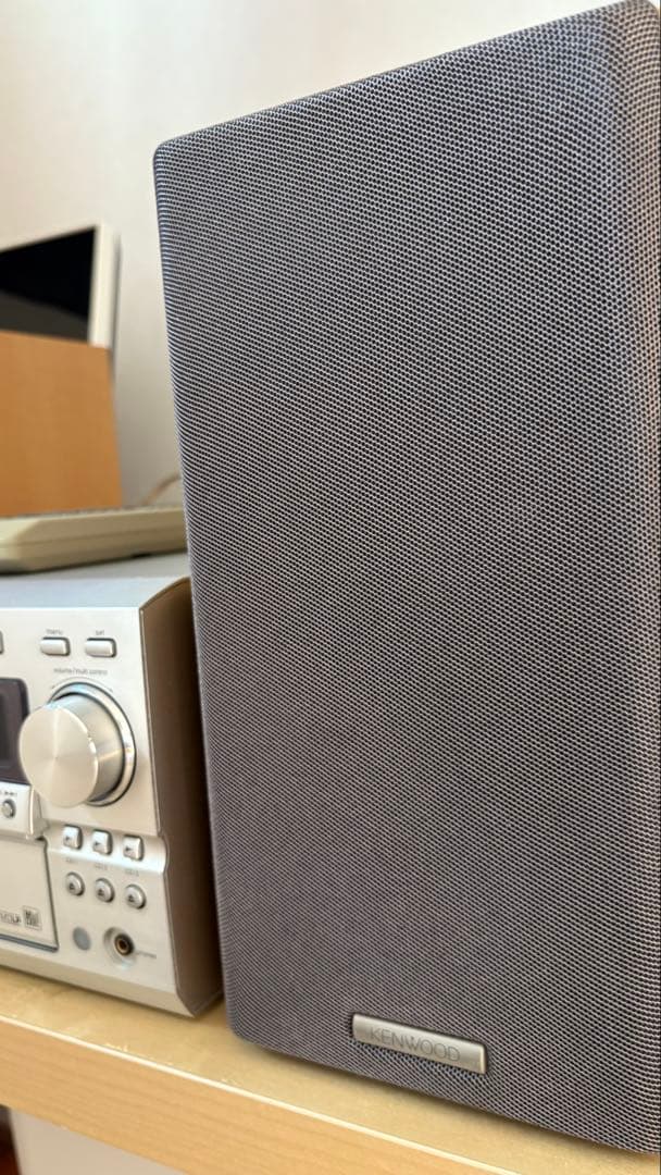 KENWOOD MDコンポ　CD/MD再生　MD録音動作確認済　CD3枚装填可能