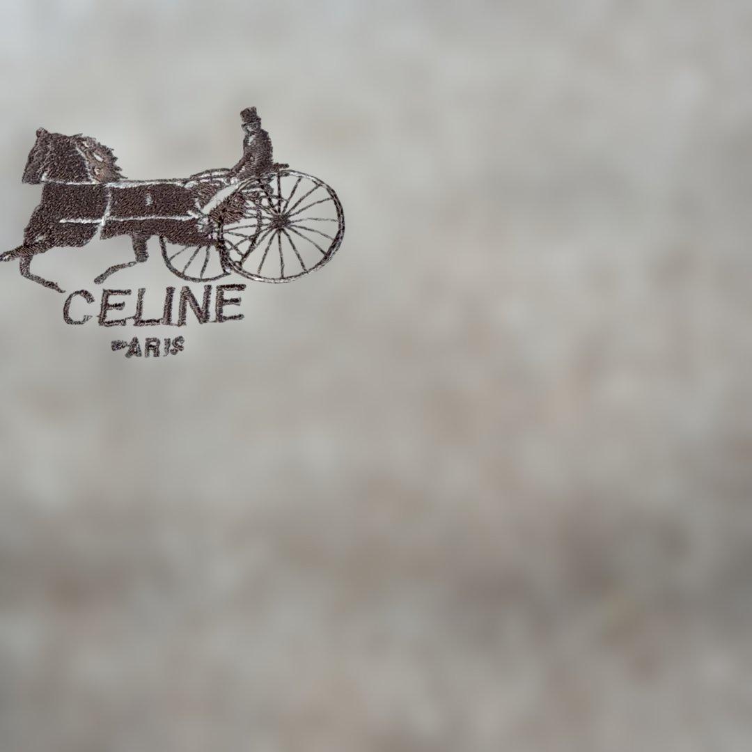 未使用保管品CELINE パフタッチブランケット 140 x200cmベージュ
