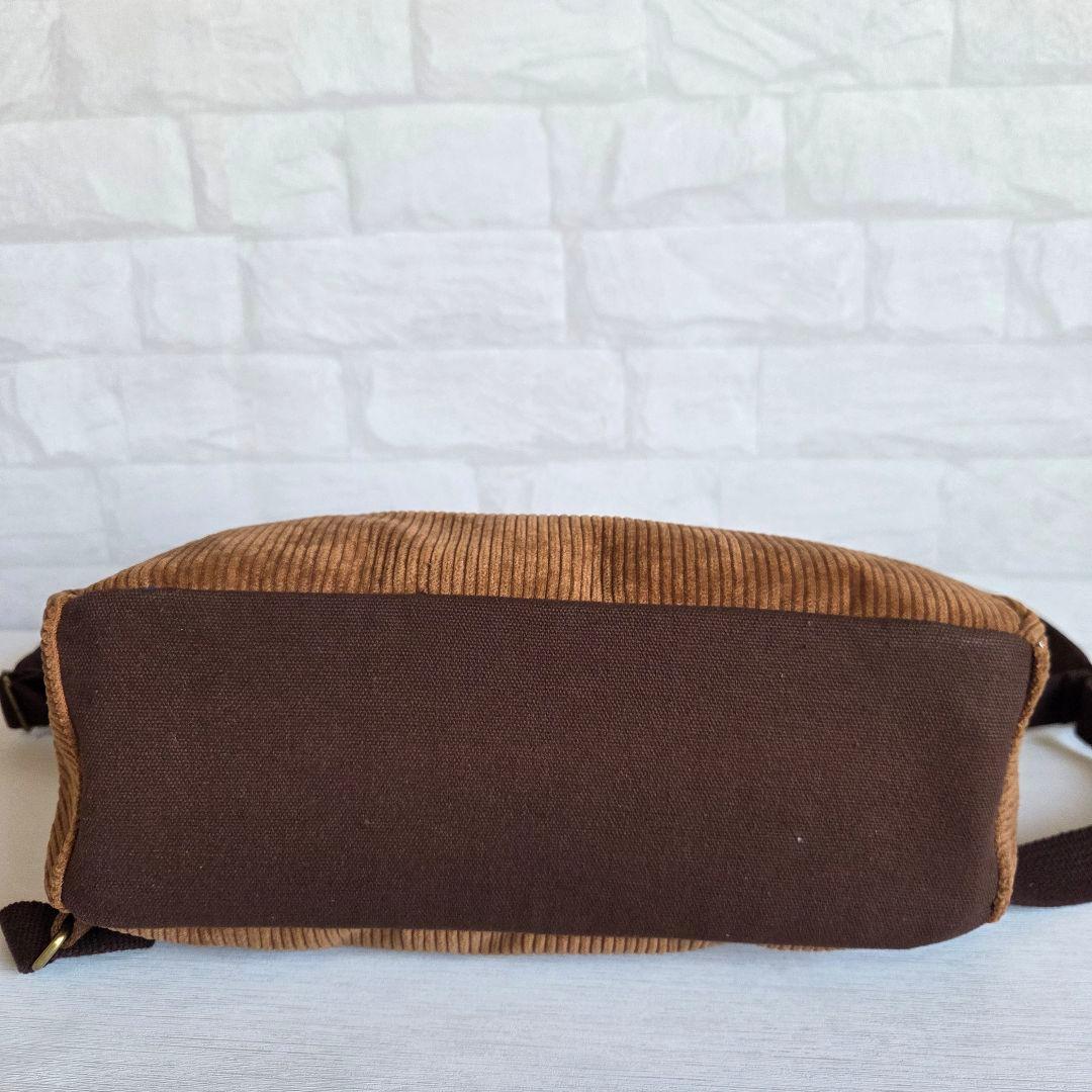 えり　ボストン型リュック(M)　コーディロイ　ハンドメイド