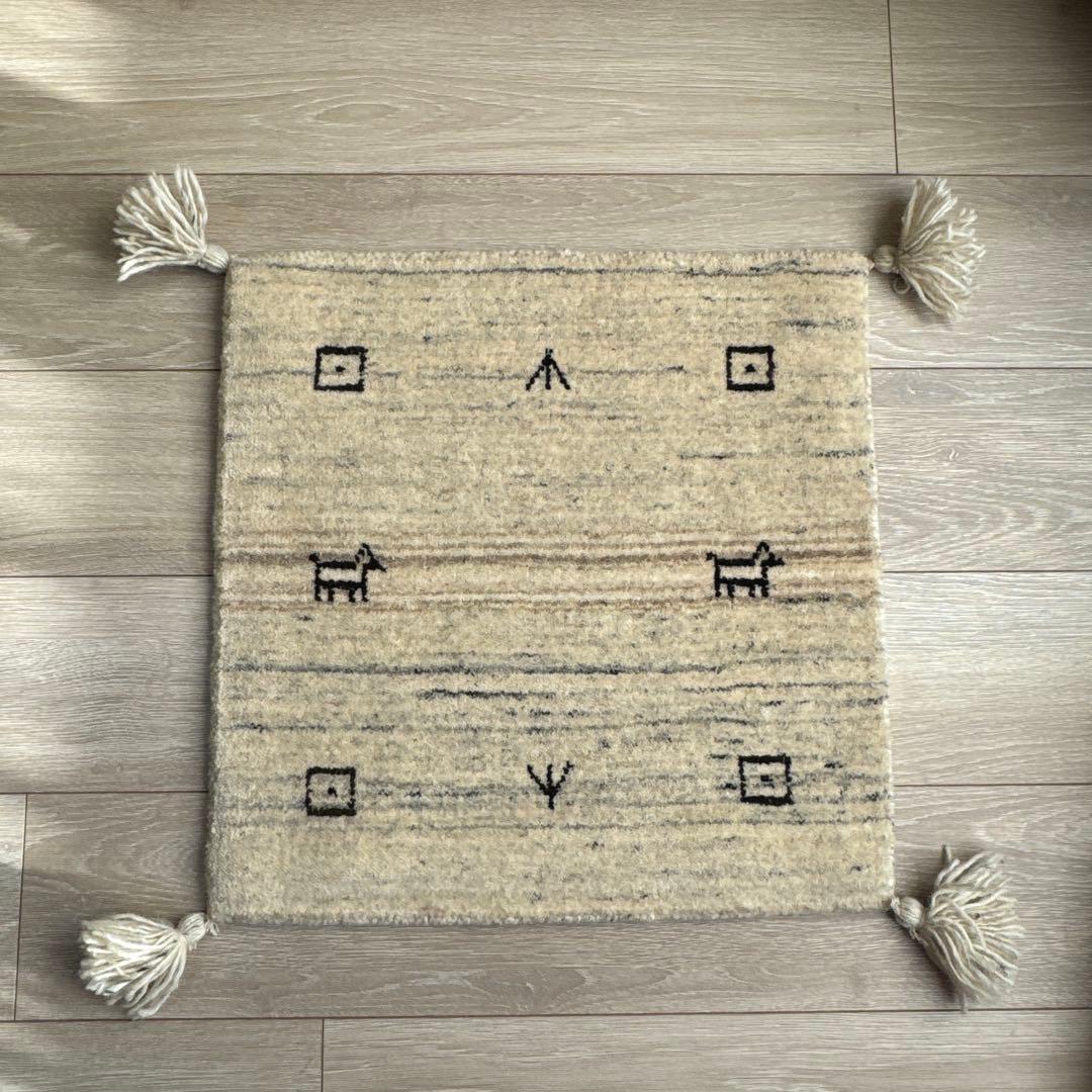 Gabbeh and Kilim Rug 手織りギャべクッションカバー45×45