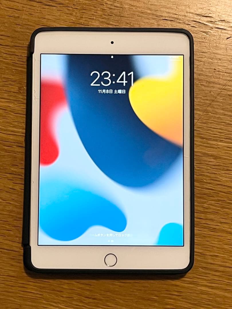 iPad mini 4 128GB Wi-Fiカメラ不良バッテリー66%ケース付
