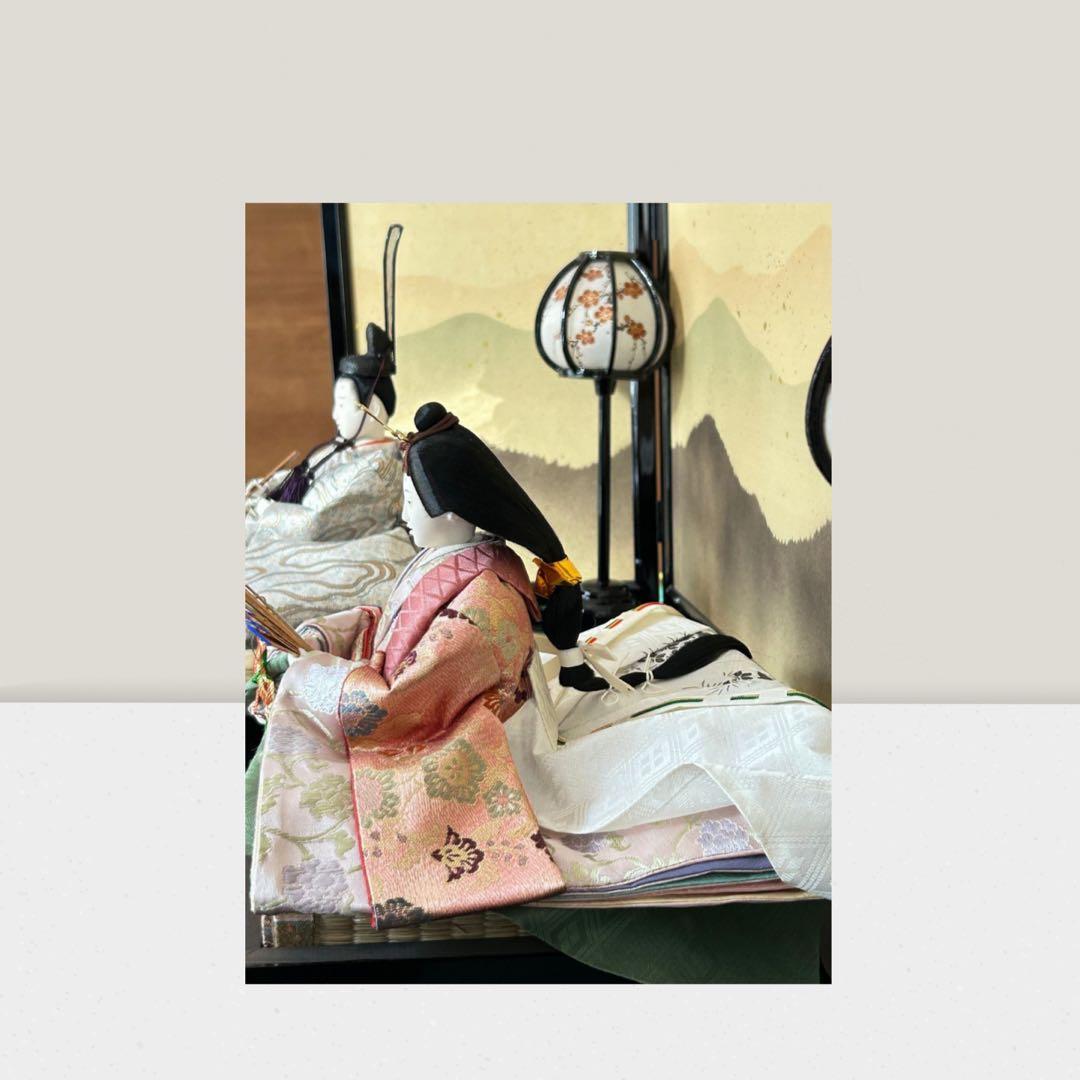 【美品】吉福 親王飾り 雛人形 三月人形 ひな祭り 送料込 即発送可