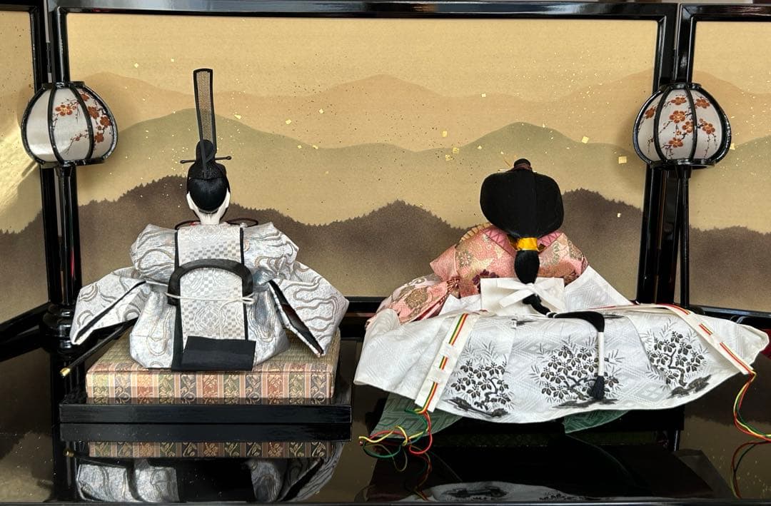 【美品】吉福 親王飾り 雛人形 三月人形 ひな祭り 送料込 即発送可