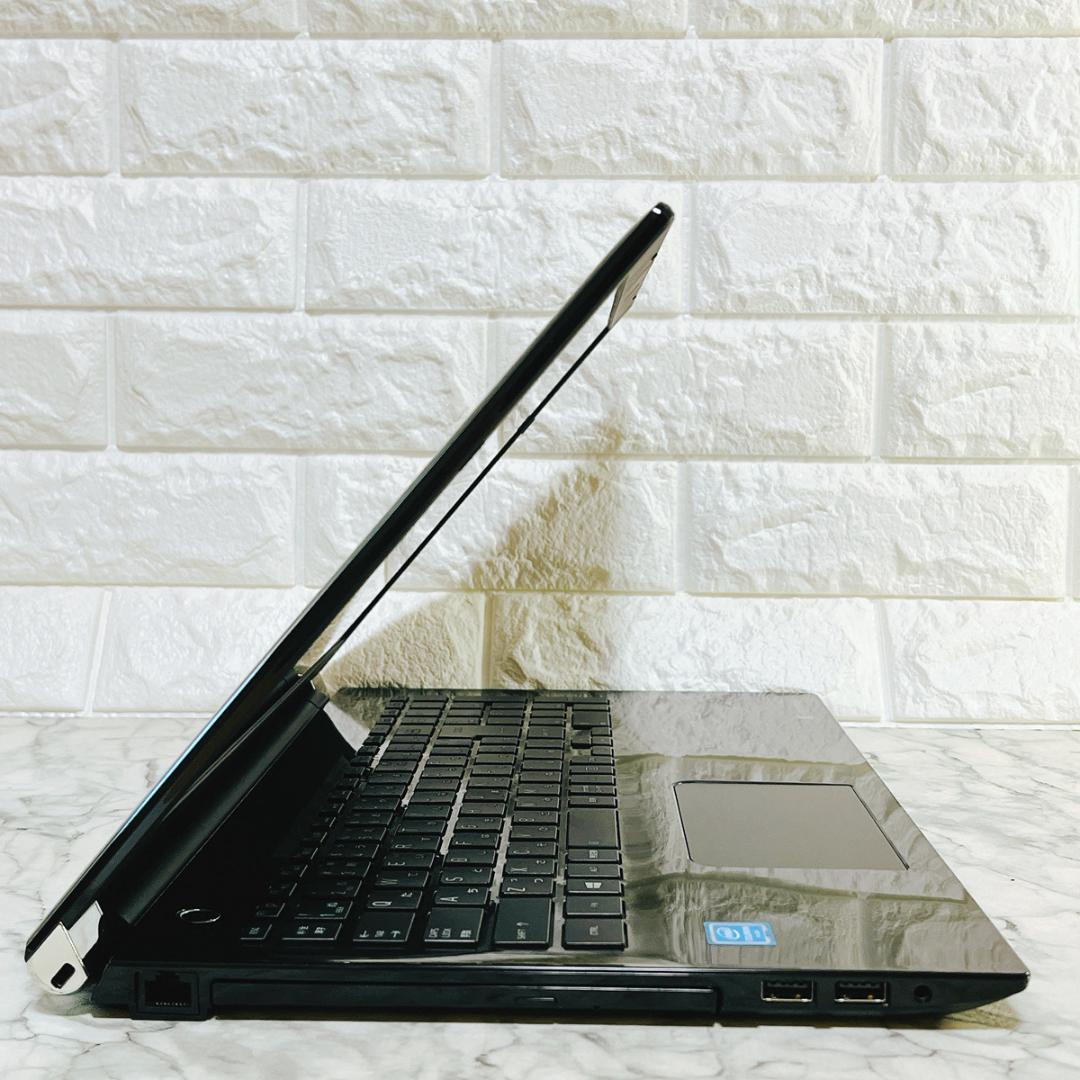 超美品✨Windows11✨新品爆速SSDノートパソコン黒✨カメラ薄型✨オフィス