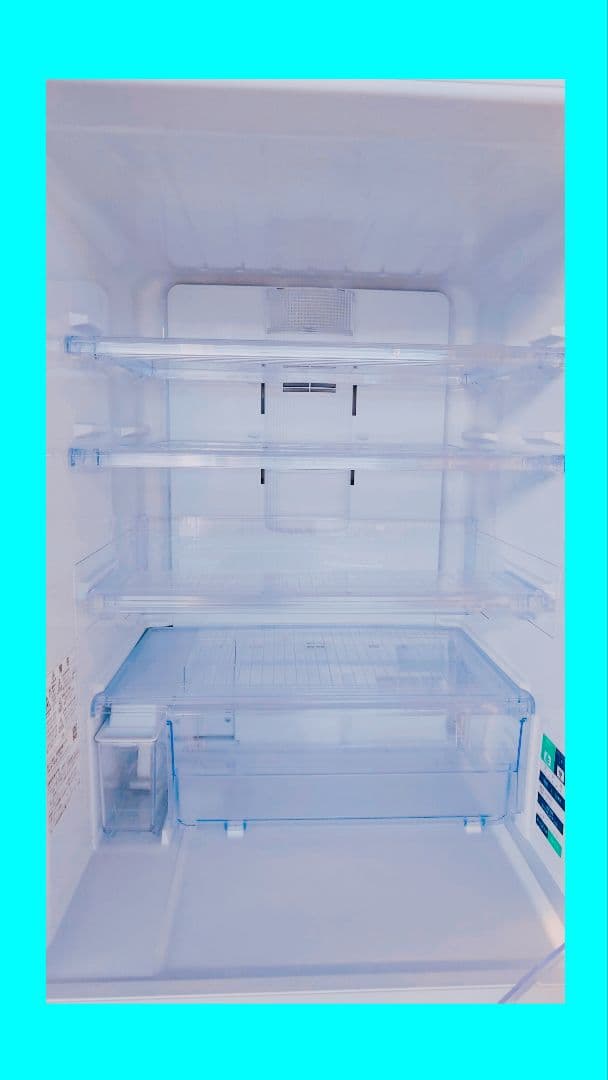 シャープ冷蔵庫、SHARP冷蔵庫、350L冷蔵庫、ガラス冷蔵庫、白い冷蔵庫、大き