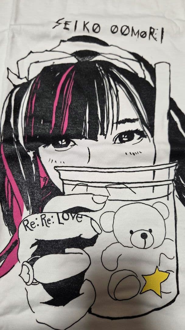 大森靖子10周年記念　銀杏BOYZ峯田和伸による書き下ろしイラストTシャツ