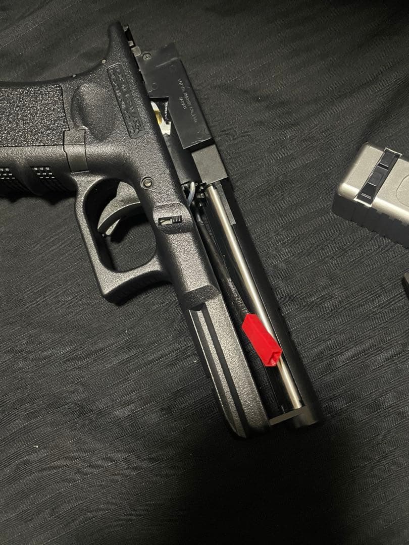 東京マルイ　電動ハンドガン　グロック18C シルバー　カスタム品　SBD取付