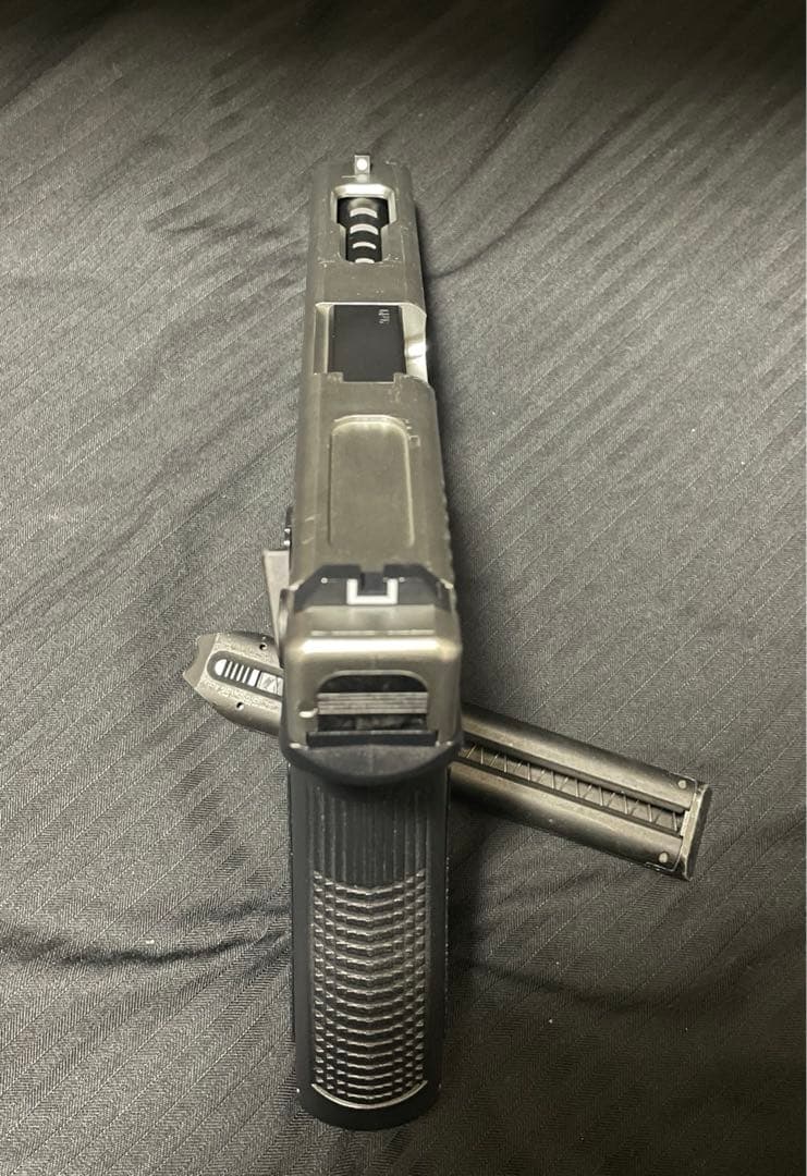 東京マルイ　電動ハンドガン　グロック18C シルバー　カスタム品　SBD取付