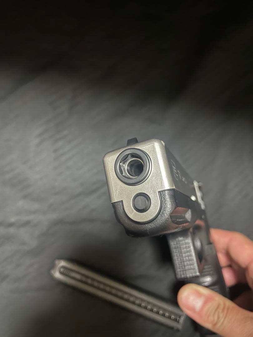 東京マルイ　電動ハンドガン　グロック18C シルバー　カスタム品　SBD取付