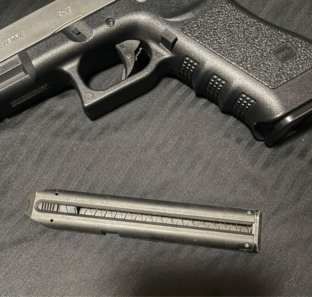 東京マルイ　電動ハンドガン　グロック18C シルバー　カスタム品　SBD取付