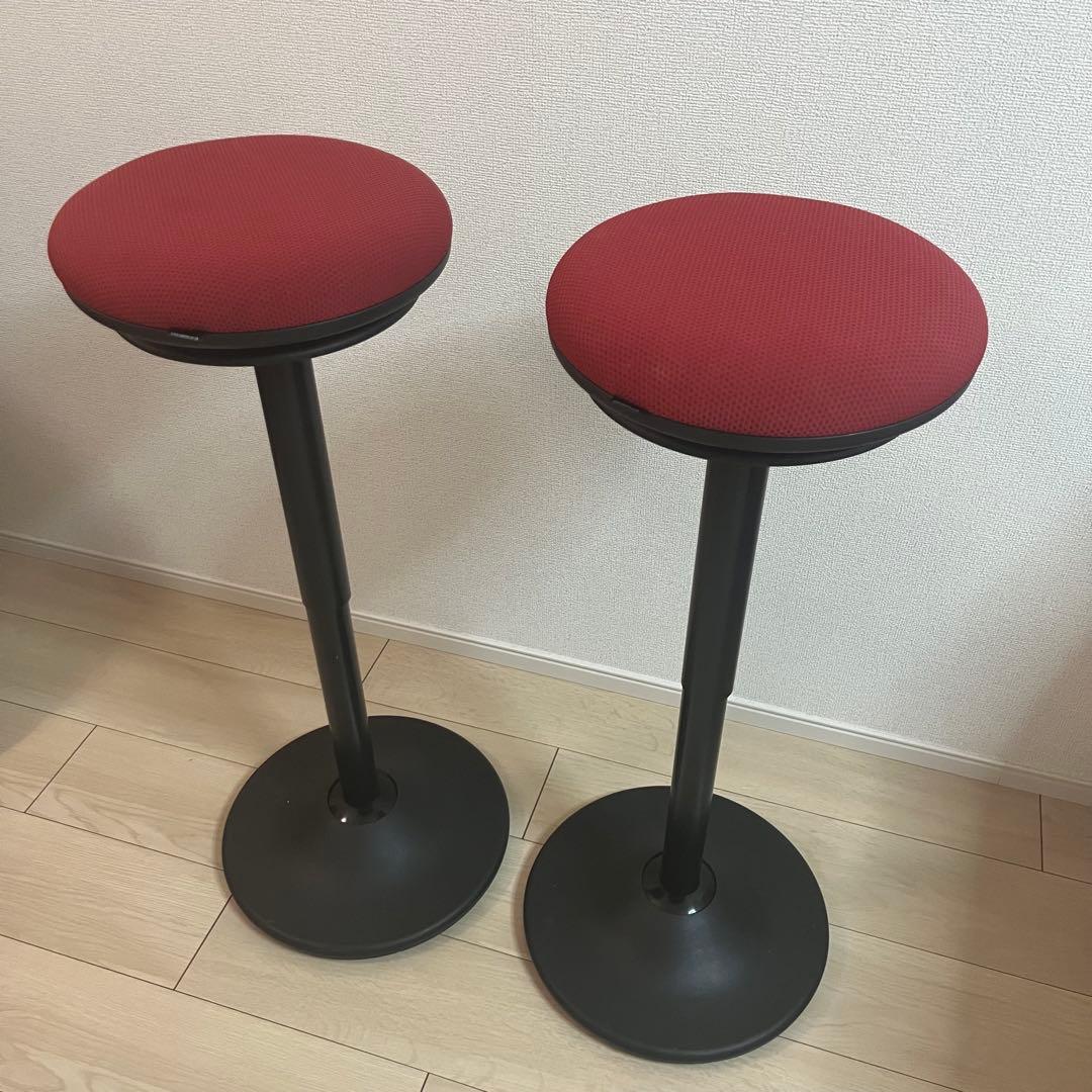 ✨【良品】オカムラ ピルエット スイング脚スツール L122EA 2脚✨